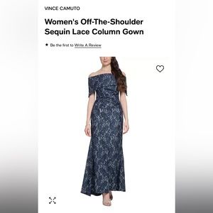 Women’s size 10 Vince Camuto navy formal dress